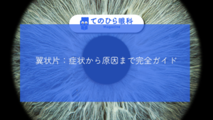 翼状片に悩む人の目